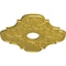 Ekena Millwork Peralta Ceiling Medallion (Fits Canopies up to 4 5/8"), 17 3/4"OD x 3 1/8"ID x 1"P, Rich Gold CM17PERGS - alternate 4